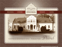 Tablet Screenshot of dworek.org.pl